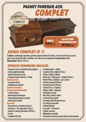Pachet Funerar Azil Complet
